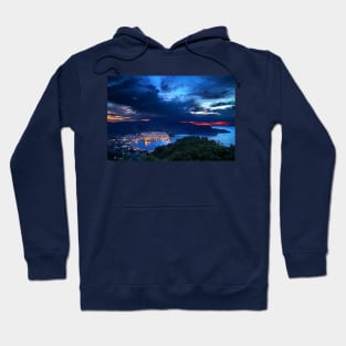 Skopelos island twilight Hoodie